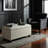 Barlett Linen Blend Upholstered Storage Bench