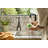 Joseph Joseph SinkTech Soap-dispensing Dish Brush with Storage Stand