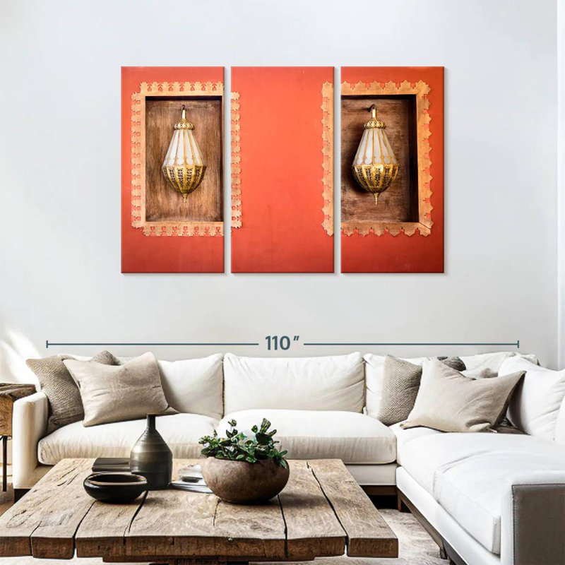 Lampes murales marocaines Kerner, H 48 po x l 74 po
