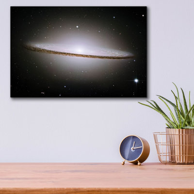 Art mural en verre acrylique «Sombrero Galaxy» par la NASA