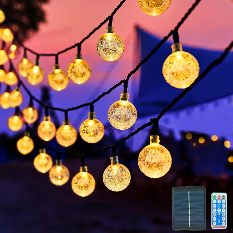 Kasi 60 - Bulb 432'' Solar Powered Globe String Light