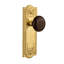 Meadows Plate with Brown Porcelain Door Knob-1830643977-1830644017