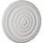 Endurathane Carton Ceiling Medallion, 17 3/4"OD x 1 3/8"P (For Canopies up to 3 3/4"), Factory Primed
