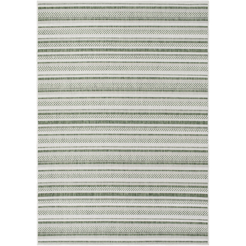 Tapis intérieur / extérieur tissé à la machine Granby, Rectangle 6 pi 7 po x 9 pi