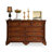 Nut-brown Solid Wood Accent Cabinet