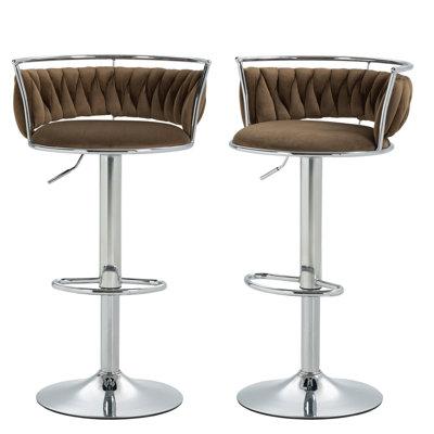 Christal Height Adjustable Swivel Bar Stool