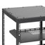 58.4cm W Steel Storage Rack with Wheels