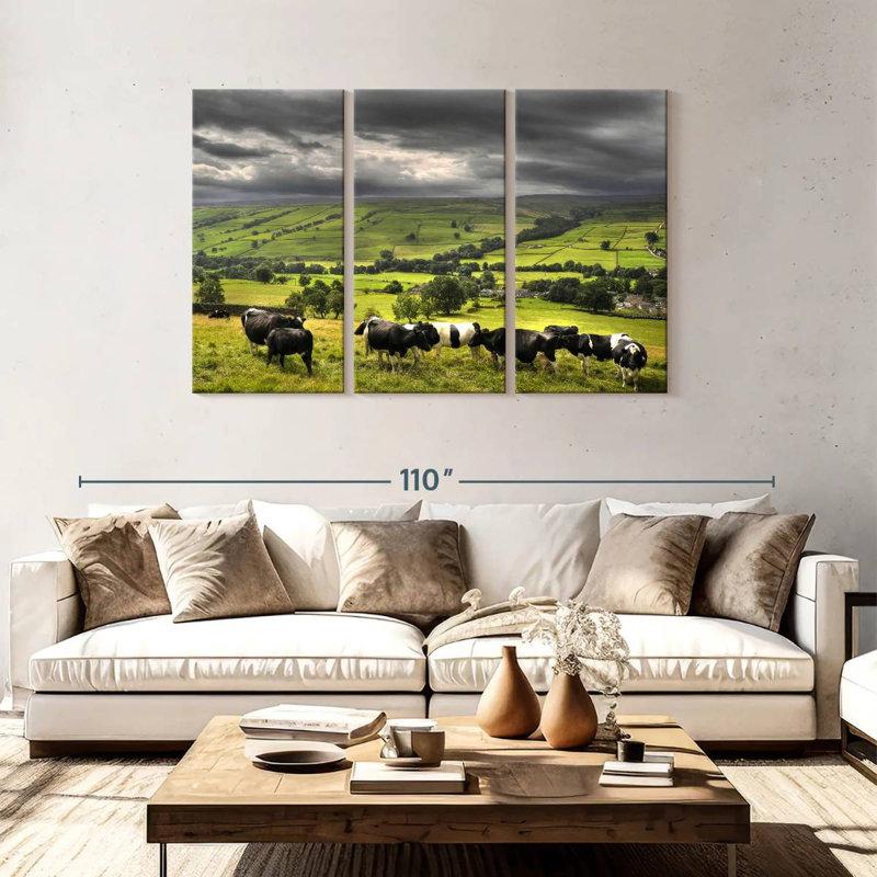 Brampt Simple Cow Herd, 48" H x 74" W