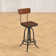 Fabron Swivel Counter Stool with Metal Frame