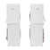 Equator Digital Touch Apartment 110V Set 18lbs Washer+3.5cf Vented Sensor Dryer