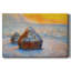 Grainstacks at Sunset, Snow Effect, 1891 - toile tendue avec châssis-863784205