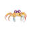 Trinx Loreth, Lanie Gallery Wrapped Canvas Art Titled: Crab With Glasses-1274836081