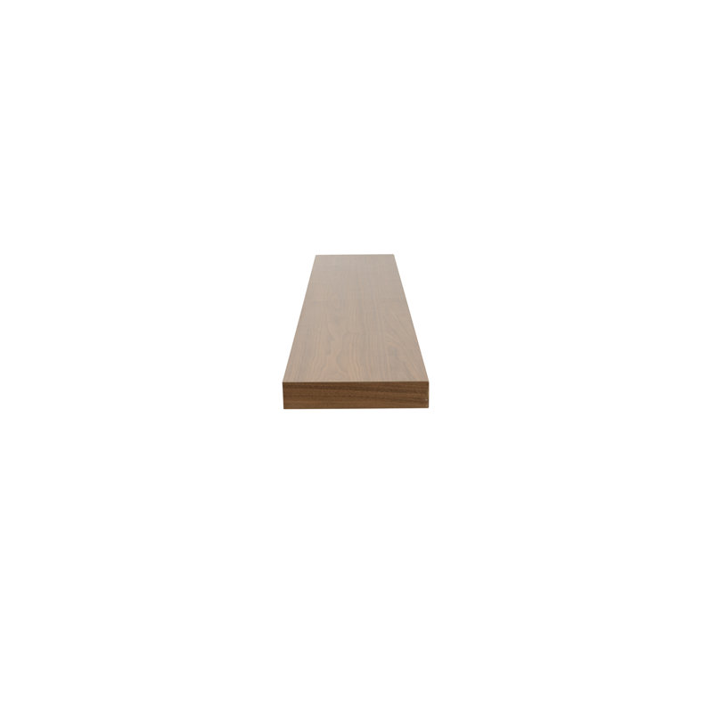 Sherice Manufactured Wood Floating Shelf, 1.97" H x 74.81" W x 10.24" D, Walnut