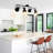 35.82'' 4 -Light Track Kit Ceiling Track Light Track Lighting Fixtures Ceiling Kitchen Lighting Fixtures Ceiling Modern Ceiling Light