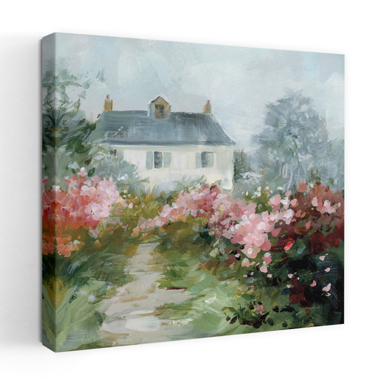 Art floral Garden View Ii, H 24 po x l 24 po