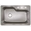 Stainless Steel Single Bowl Drop-In Kitchen Sink with Faucet Hole-39492833