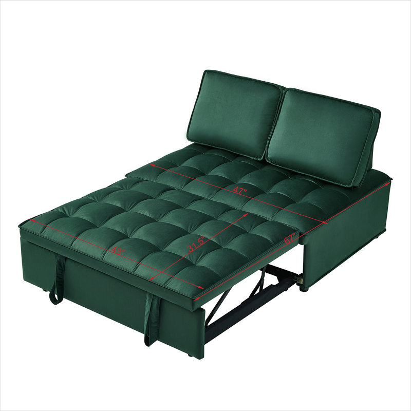 Canapé-lit convertible, Vert