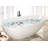 59" X 30.75" Solid Surface Stone Resin Freestanding Soaking Bathtub-101933336