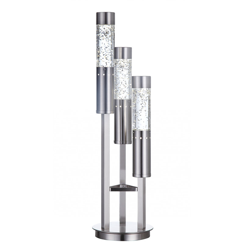 Zenobius Glass Novelty Table Lamp, Yes