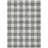 HomeRoots 3' X 5' Gray And Charcoal Plaid Washable Indoor Outdoor Area Rug