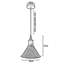 Brookville 1 - Light Black Pendant