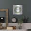 «Home Sweet Home Wreath I» par Cindy Jacobs, art mural en métal-1154025515