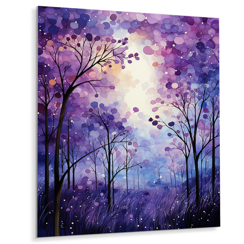 " Violet Serenade ", 40" H x 30" W
