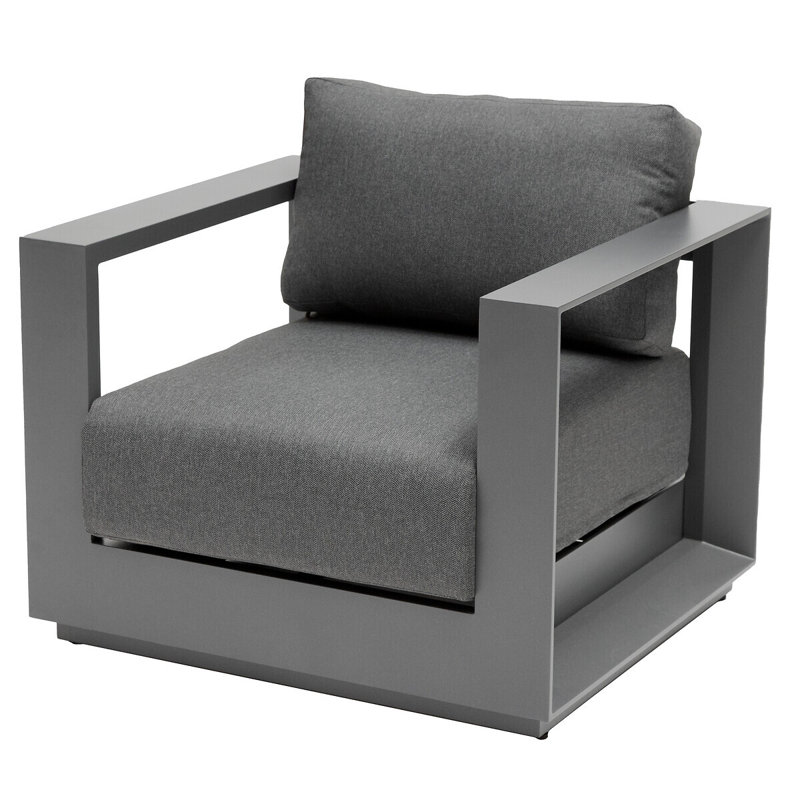 Reubens Metal Outdoor Lounge Chair