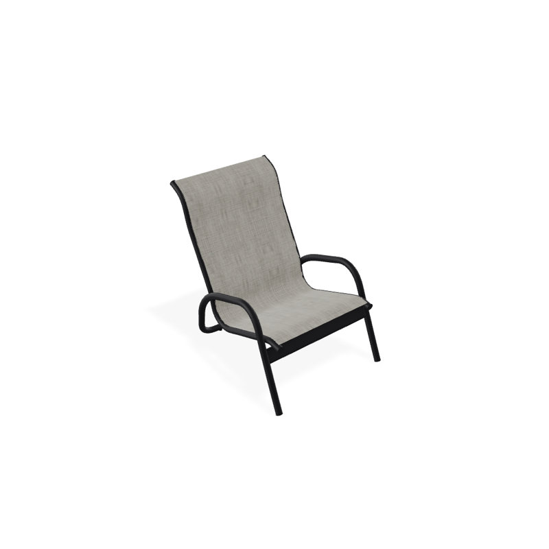 Gardenella Patio Chair, Smoke, Black