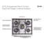 Cuisinière à double carburant 30 po ILVE Professional Plus II-1612734992-1612734993