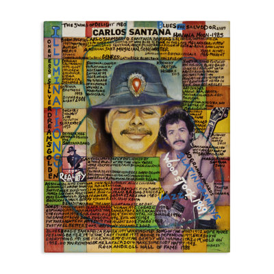 «Carlos Santana Collage» par Sabin
