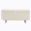 Ensemble de chambre à coucher 2 pièces avec lit plateforme tapissier en forme de fleur à DEL-1176932554-1176932553