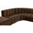 Hurlburt Upholstered Curved Sectional with Ottoman Reversible-89266415