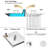 Rain Fixed Shower Head 2.5 GPM GPM
