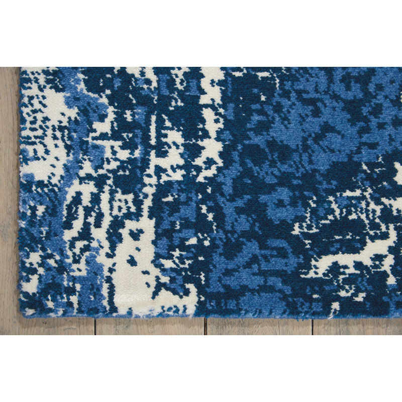 Tapis bleu Cannes, Rectangle 9 pi 9 po x 13 pi 9 po