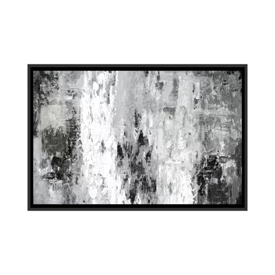 " Black And White Abstract IV " by PI Studio