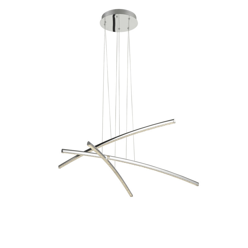 3 - Light Chrome LED Pendant