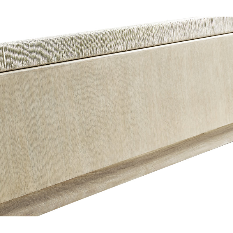 Water Upholstered Wingback Bed