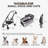 Foldable Pet Stroller With Separable Carrier And 360° Rotating Wheels-122632861