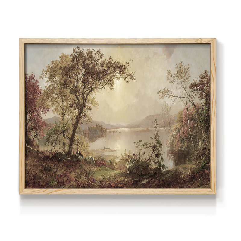 Paysages rétro-CCLxxv-reproduction encadrée, H 8 po x l 10 po, Naturel