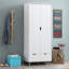 Reagan 2 Door Manufactured Wood Wardrobe