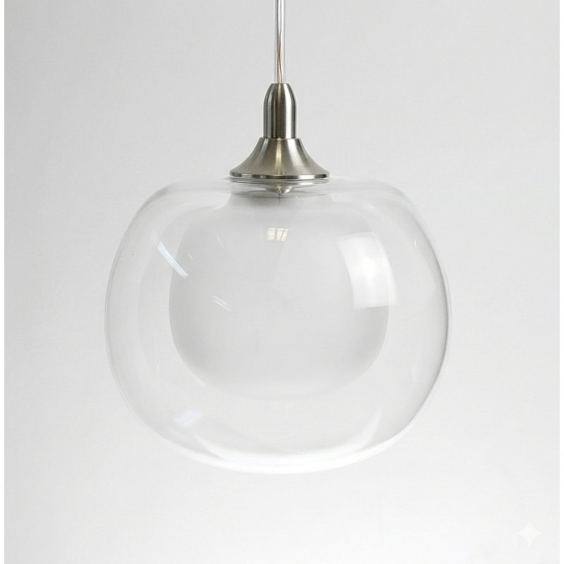 Mission 5 - Light Cluster Globe Pendant, Brushed Nickel