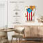 Porte de drapeau portoricain, reproduction d'art sur toile-790207526