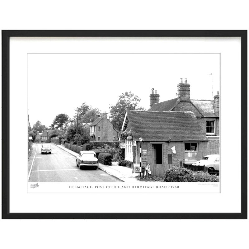 Hermitage, Post Office And Hermitage Road C1960 - Single Picture Frame Print, 28cm H X 36cm W x 2cm D