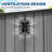 Domi Durable Resin Outdoor Lean-To Storage Shed Pitched Roof Tool Room with Double Door, PVC-coated polyester Floor Mat-119751806