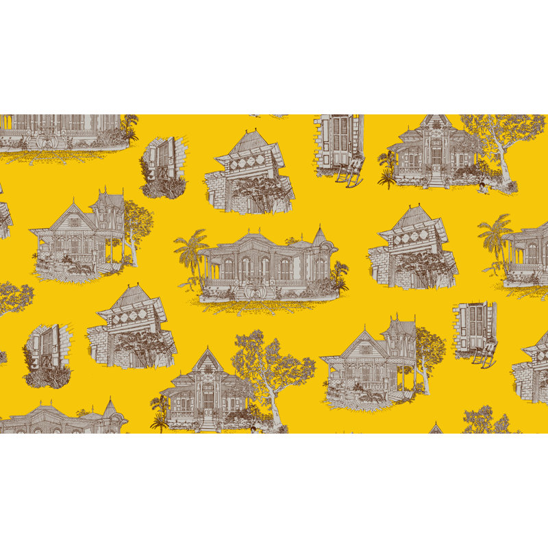 Pain d'épices "Gingerbread Haiti" Wallpaper, Mustard
