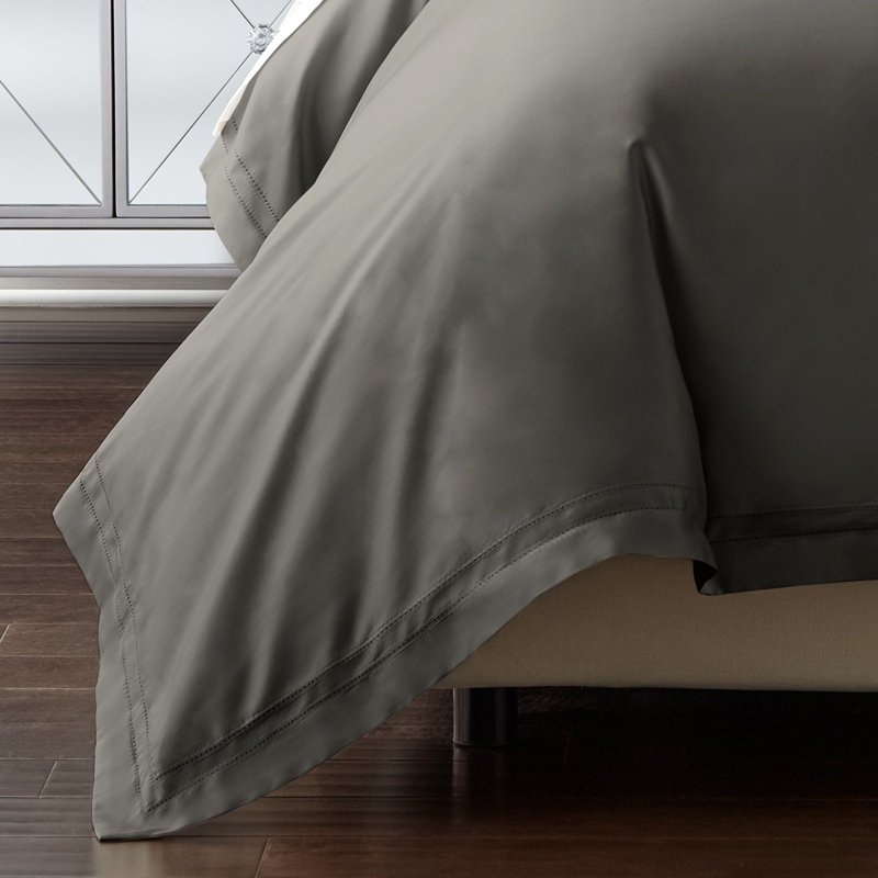 Yalda Duvet Cover Set, Queen, Charcoal