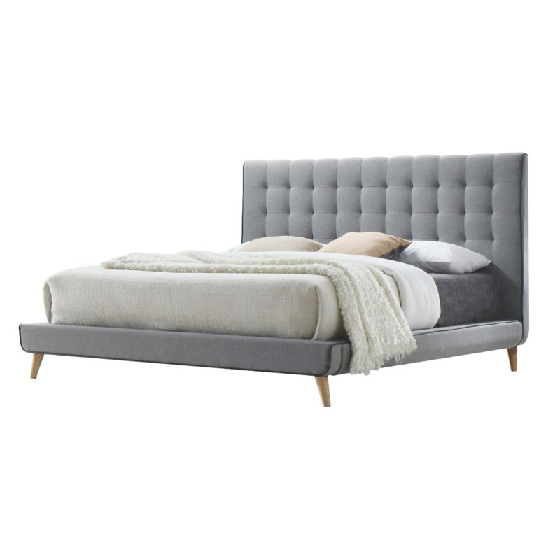 Valda Upholstered Platform Bed, Queen
