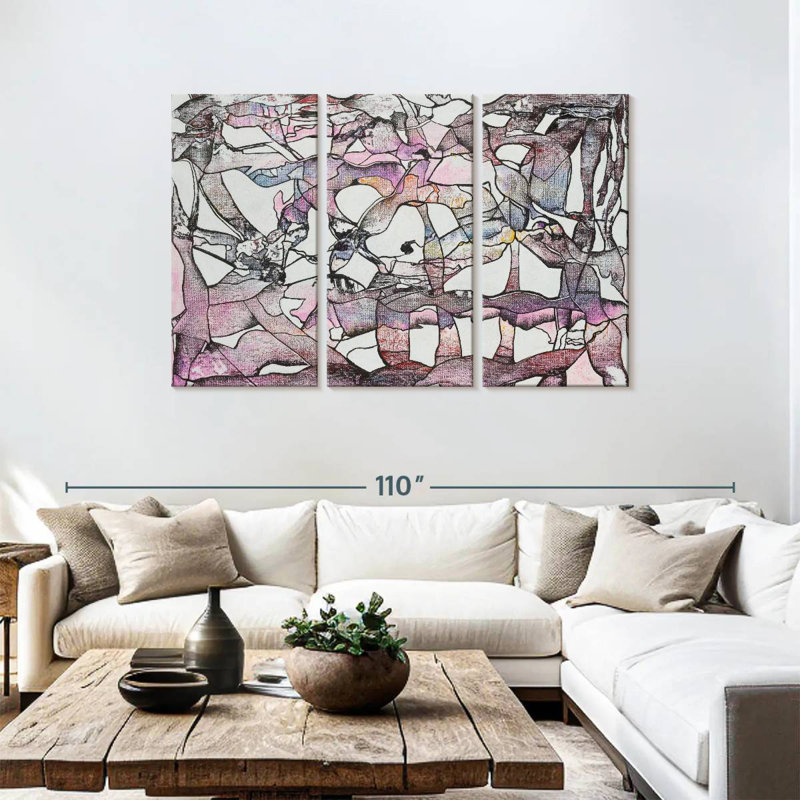 Avery Sensuality Abstract, H 48 po x l 74 po
