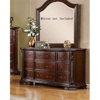 Commode double 9 tiroirs Leanne